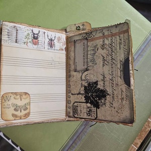 Vintage Ledger 10 Sheets Digital JUNK Journal Kit - Etsy