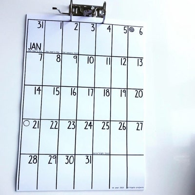 Calendar REFILL Pack 18 Months - Etsy
