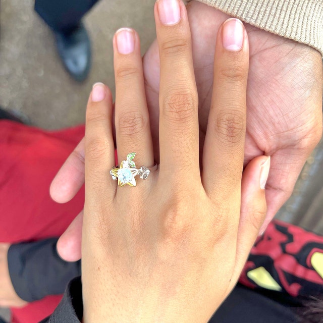 Peter pan shop engagement ring