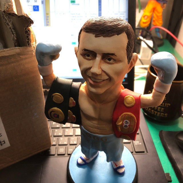 Manny Pacquiao Boxing Champion caricature sculpture Sports