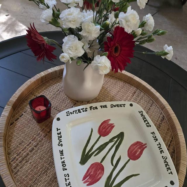 Ceramic personalized dinner plate