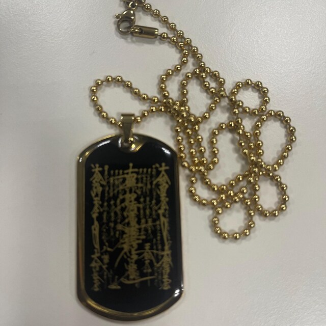 B4898 創価学会　ネックレス　曼荼羅 南無妙法蓮華経 ネックレス 創価学会 ペンダント ジュエリー