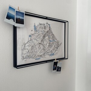 3D Map of Carrauntoohil in the Macgillycuddy's Reeks, Ireland - Etsy