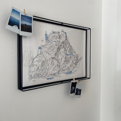 3D Map of Carrauntoohil in the Macgillycuddy's Reeks, Ireland - Etsy