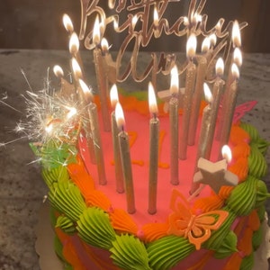 EAKE 25 & 52 candele di compleanno, 3D oro numero 25 candela topper torta con corona per 25° 52° compleanno, anniversario di matrimonio, feste, celebrazioni decorazioni