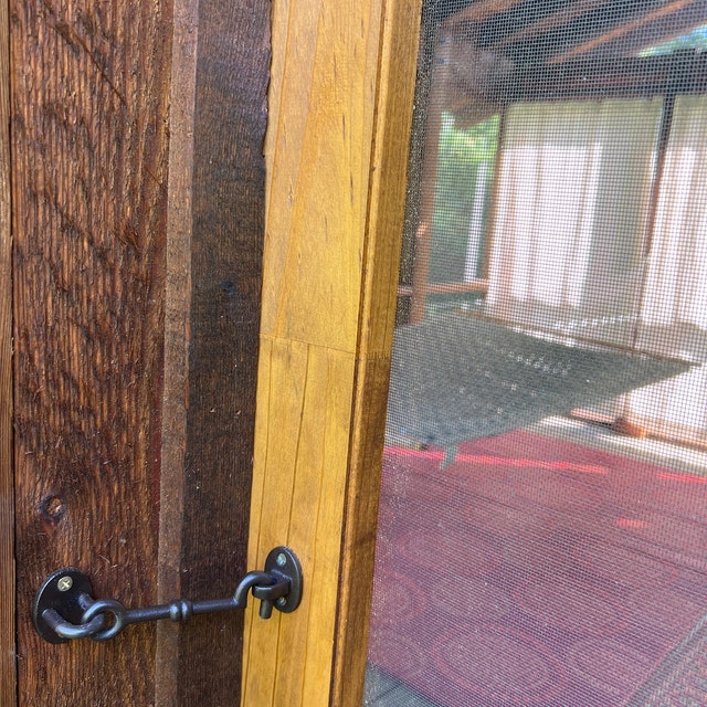Pestillo de puerta con gancho y ojo, pestillo de armario de hierro fundido  -  España