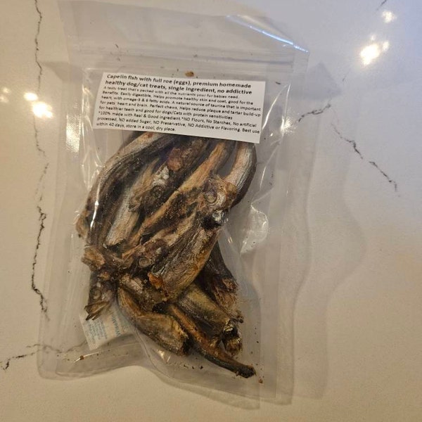50g Fish Roe Capelin Fish With Full Roe (eggs)| Food Toppers & Seafood Based ...
