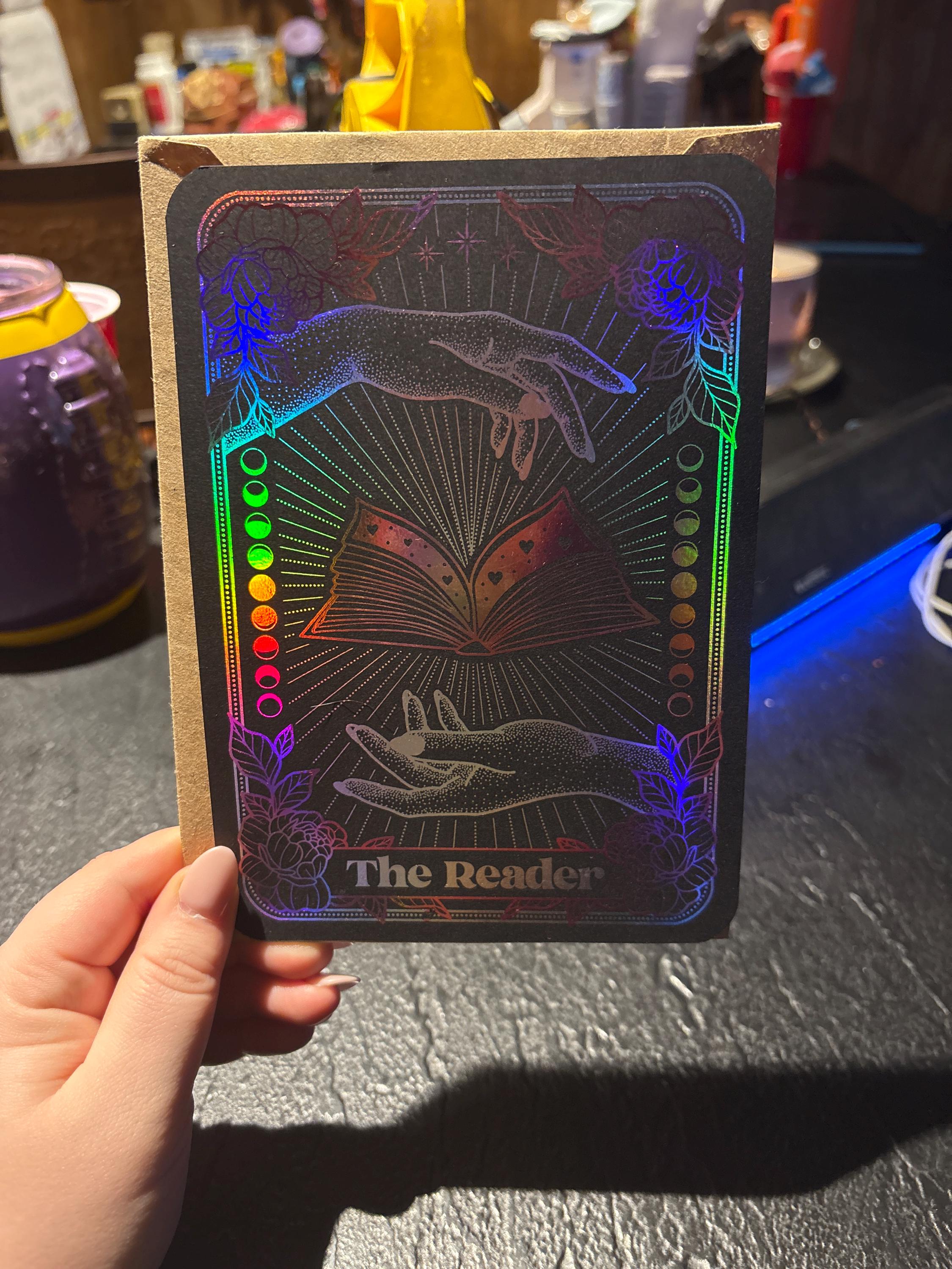 The Reader Tarot Card Kindle Paperwhite Clear Case Insert