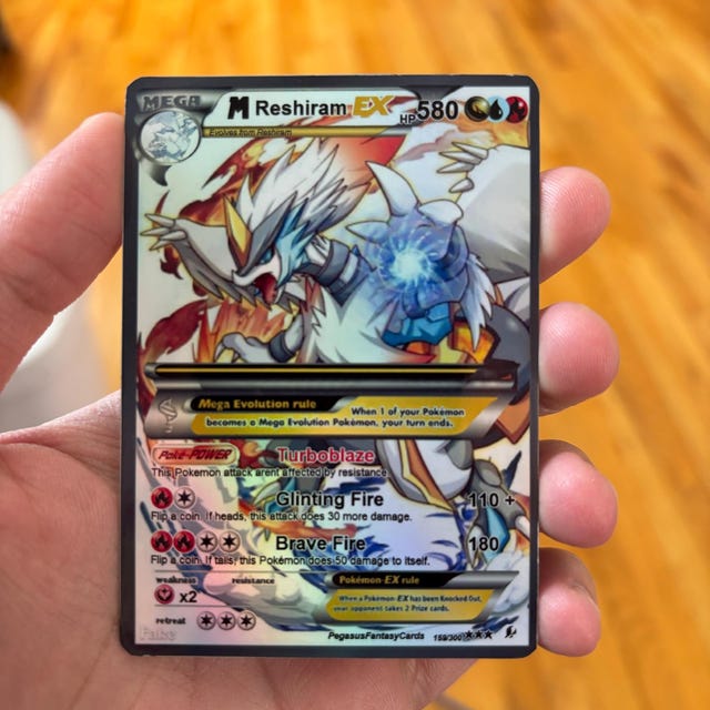 M レシラム gx gmax vmax キョダイマックス ex ポケモンカード - Etsy 日本