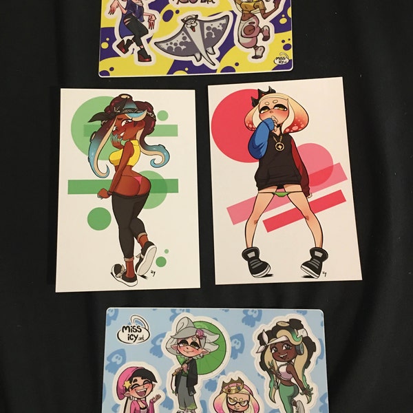 Splatoon2 Sticker Splatoon 2 Stickers, 4x6