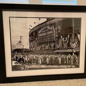 OnlyClassics 1945 WRIGLEY FIELD CHICAGO CUBS WORLD SERIES BASEBALL PHOTO  VINTAGE OLD BALLPARK