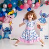 SMU Red Mustang Flutter Twirl Dress main image 0