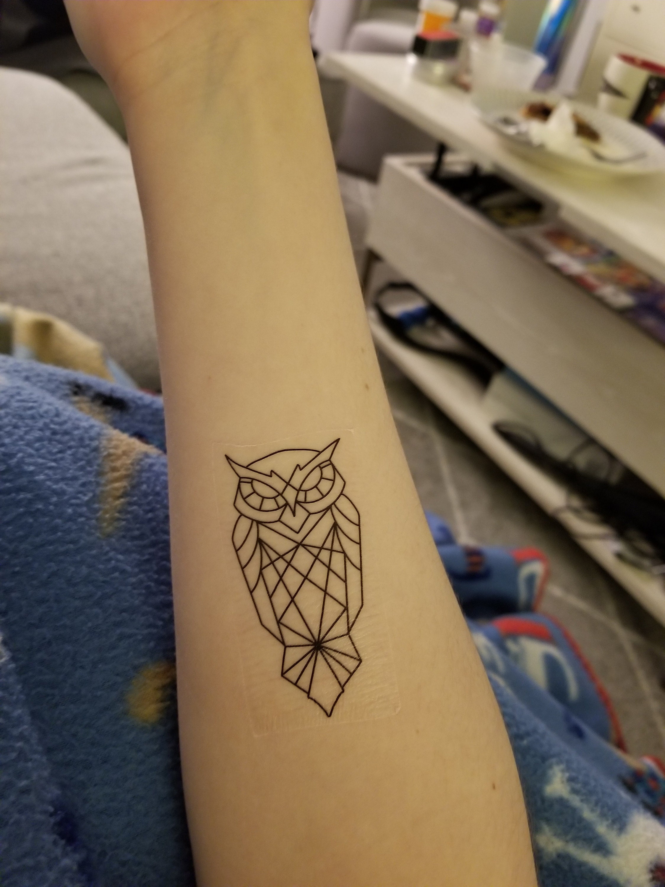 Flying Owl  ArtWear Tattoo