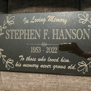 Memorial Stone for Mom Dad Personalized in Loving Memory - Etsy