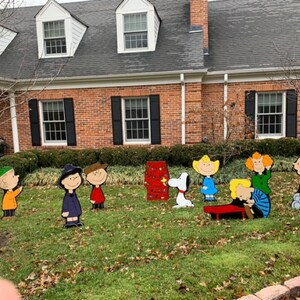 Charlie Brown Christmas Lawn Decorations Etsy