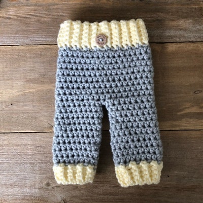 Color Block Baby Bottoms Crochet Pattern Crochet Baby Pants - Etsy