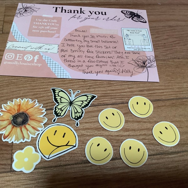 Mini Smiley Face Stickers - Etsy