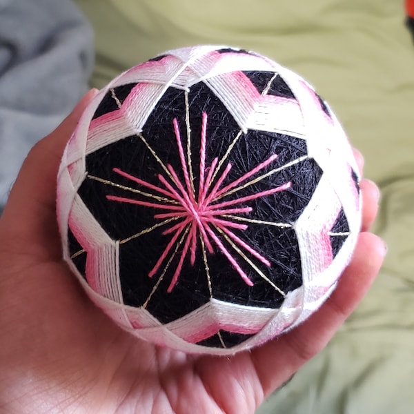6, 8, 10 Guidelines , Base of Japanese Temari Ball Choose From 3 Colors ...