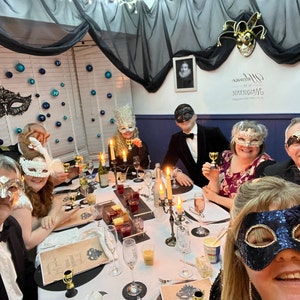 4-20 Player Masquerade Ball/carnival Murder Mystery Host Your Own Game ...