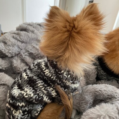 XXS Dog Basic Pattern / Knitting Pattern Dog / Warm Dog Sweater / XXS ...