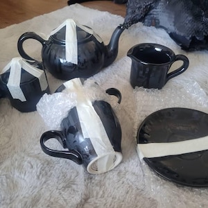 ゴシックスカルセット、ゴススカルティーセット、マットブラックセット