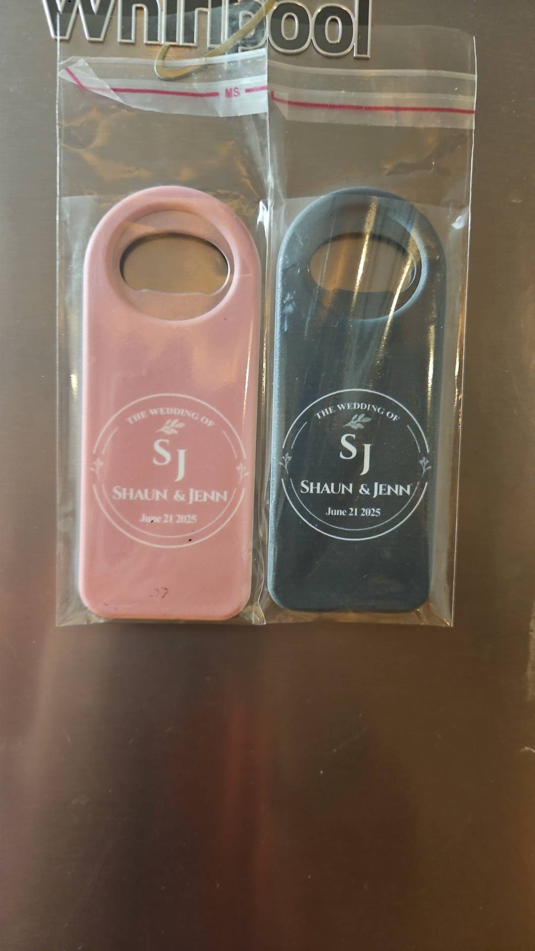 Magnet für Hochzeitsgeschenke, personalisierte Magnete aus Holz, Hochzeitsgeschenke, magnetischer Flaschenöffner, individueller Flaschenöffner, Hochzeitsgeschenk