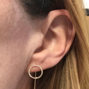 DLNCTD Best Simple Alloy Knotted Round Circle Stud Earrings Retro Gold & Silver Color Geometric Earring DLNCTD Best Simple Alloy Knotted Round Circle Stud Earrings Retro Gold & Silver Color Geometric Earring