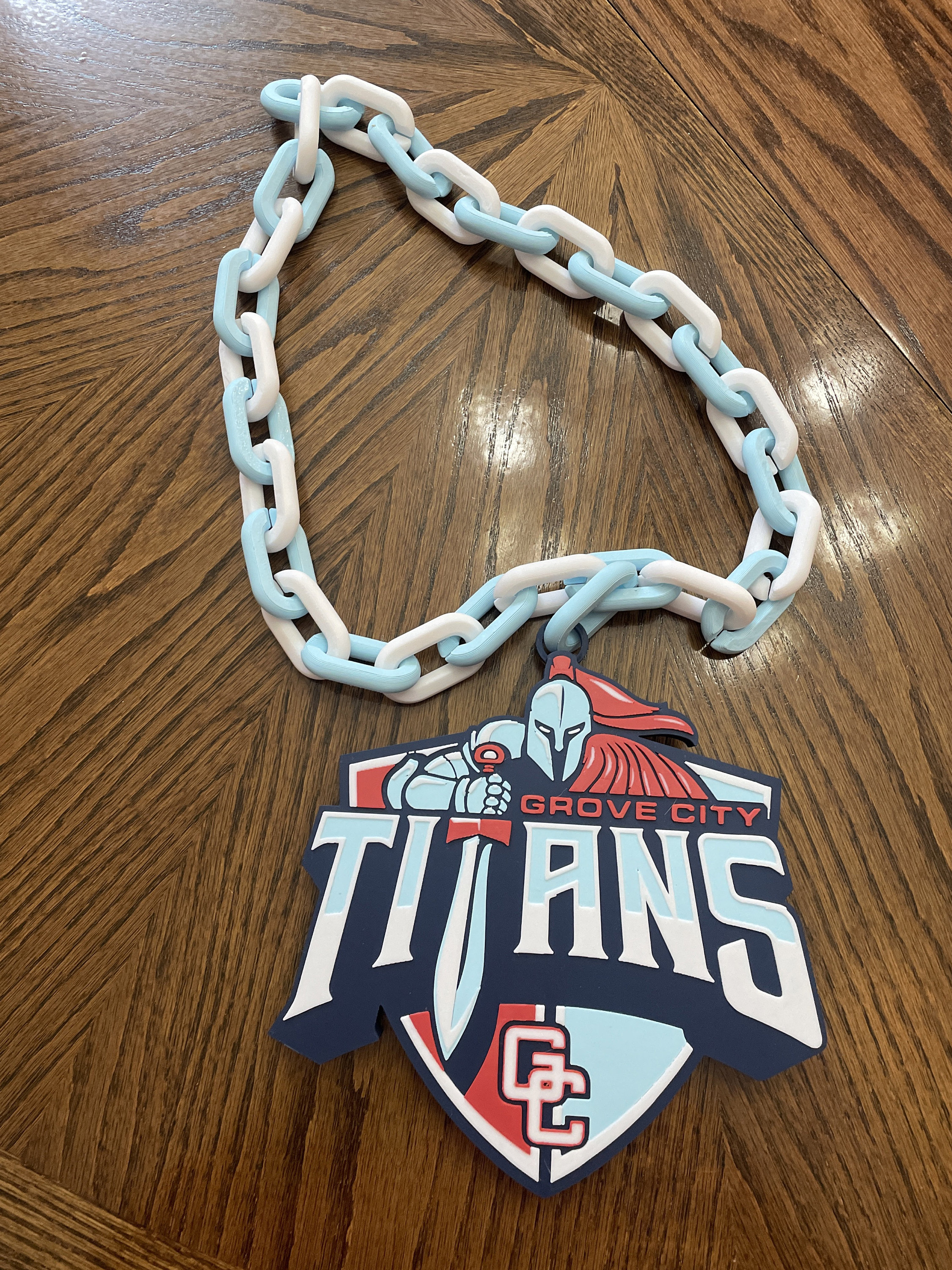 Custom 3D Printed Turnover Oversized Sports Chains