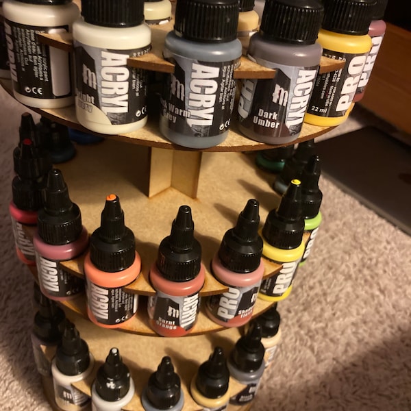 Rotating Paint Rack - for 22ml Pro Acryl Paints - Etsy
