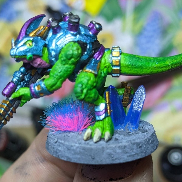 Saurian Veteran on Raptor (claw) - Saurian Starhost (1 Model) - Etsy