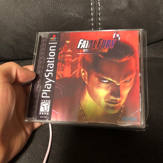 Fatal Fury Wild Ambition PS1 Reproduction Case -  Israel