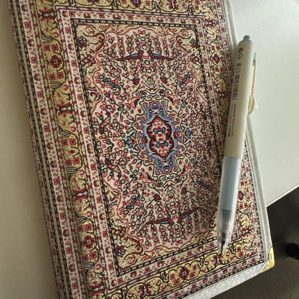 Handmade Notebook|fabric Notebook|woven Dairy Notebook|notepad for ...
