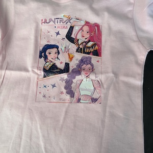 Huntrix Girls Hunters T-Shirt, Back to School Outfit Kids Tee, Cute Birthday Gift Shirt, First Day of Kindergarten Shirt, Christmas Gifts