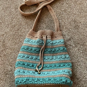 Crochet Bag PATTERN Succulent Drawstring Bag DIY Crochet Bag Crochet ...