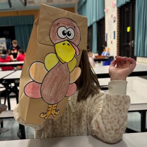 Thanksgiving Turkey Paper Bag Puppet Craft Activity for Kids - Etsy