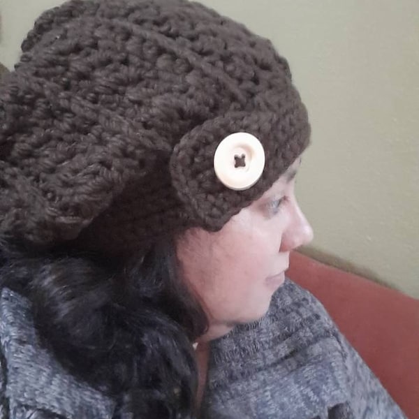 Rustic Slouch Hat Crochet Pattern (rustic Slouchy Hat Crochet Pattern ...
