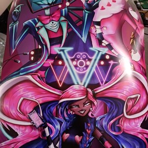 Hazbin Hotel the Vees Poster - Vox, Velvette & Valentino (8x10