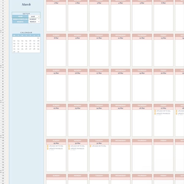 Task Tracker and Daily Workflow Spreadsheet for Google Sheets Project ...