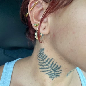 Unbe-LEAF-ily Beautiful! Peridot Leaf and Branch Earrings main image 1