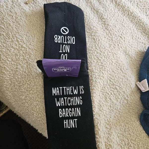 Do Not Disturb Name Watching Basketball Socks - Printed and ...