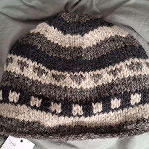 Bonnet en tricot unisexe doublé en polaire solide Rose - Sport