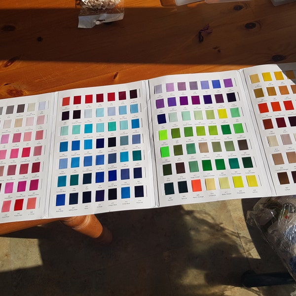 Color Guide Physical Colourfullife, Physical COLOR CHART, Polyester Satin Ribbon, 196 Colors ...