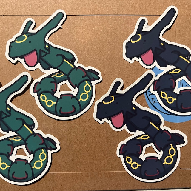 Rayquaza Corrupted Sticker - Rayquaza Corrupted - Discover & Share