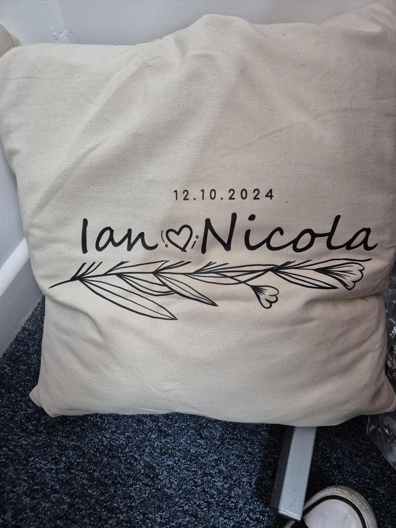 Custom Pillow, Personalized Wedding Gift, Wedding Pillow, Personalized Pillow, Engagement Gift, Newlywed Gift, Anniversary Gift, Couple Gift