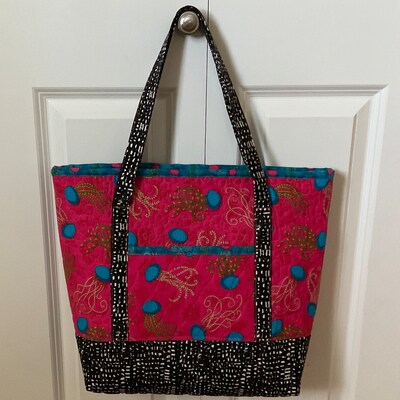 Fleetwood Tote Pattern Quilted Zippered Tote Bag PDF - Etsy