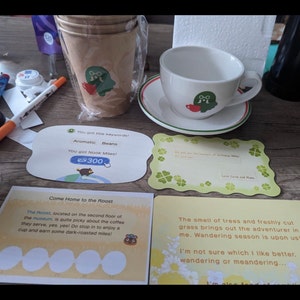 Animal Crossing Brewster Coffee Cup Saucer 330ml Ceramics Mug Game Around  Gift