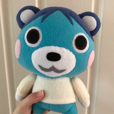 Animal Crossing Blue Bear Plush, Bluebear Plushie Animal Crossing Bear