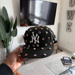 Jewled Rhinestone fitted hat