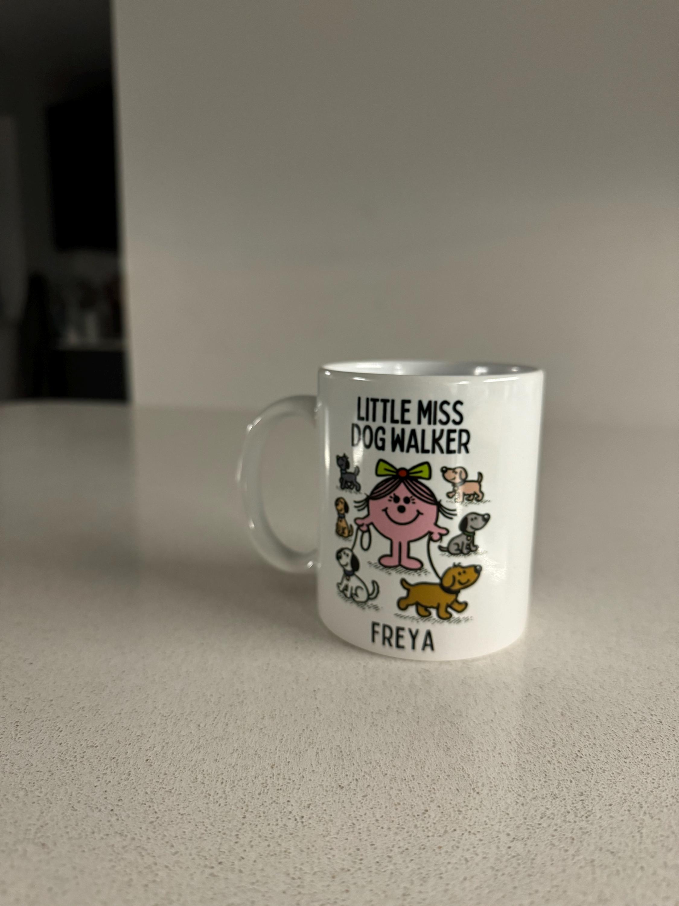 Dog Walker Mug, Personalized Dog Walking Thankyou Gift, Professional Dog Walker Gift, Gift for Pet Sitter, Dog Sitting Gifts, Custom Dog Mug