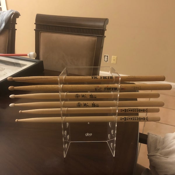 Facmogu Hanging Drumstick Holder, Portable Display For 12 Pairs